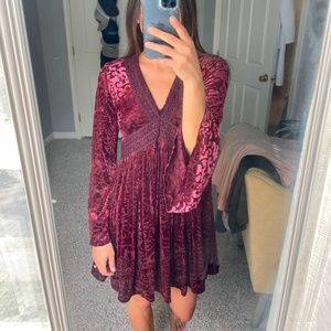 Altar'd State Marin Velvet Dress
